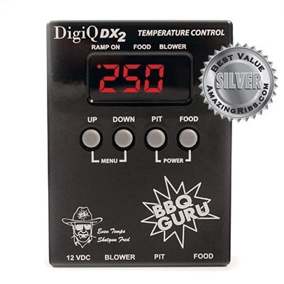 DigiQ BBQ Temperature Controller, Digital Meat Thermometer, For Weber Smokey Mountain Cooker Adaptor, Pit Viper Fan