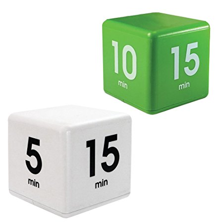 Datexx The Miracle TimeCube Timer Learning Combo - White DF-33, Green DF-37