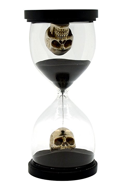 Large Skull Sand Timer - 10