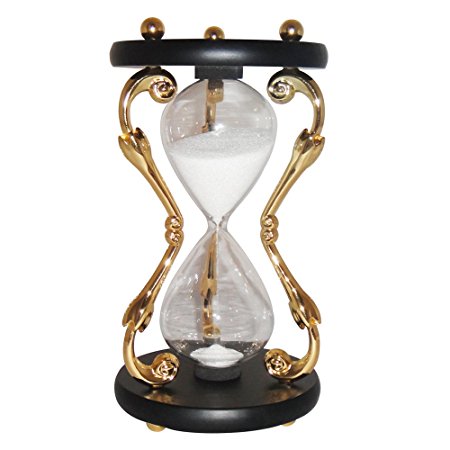 VStoy Fashion Hour glass 10 Minutes Sand Timer-Gold