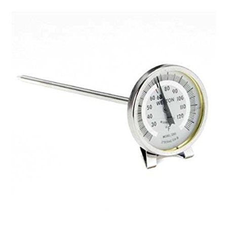 Weston Analog, Small Dial Faced Stem Thermometer