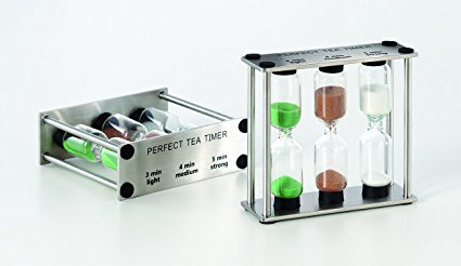 The Tea Makers of London Perfect Tea Timer (Sand Timer) 3, 4 And 5 Minutes