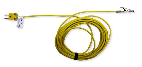 Cooper-Atkins 50415-K Type K Dishwasher Thermocouple Probe with PVC Jacket Cable, -67/221° F Temperature Range