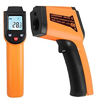 Eterne Non-Contact Digital Infrared Thermometer,Instant-Read Temperature Gun with Laser and LCD Backlit for Object Surface Measurement