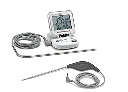 Polder Original Cooking All-In-One Timer/Thermometer with Ultra Replacement Probe