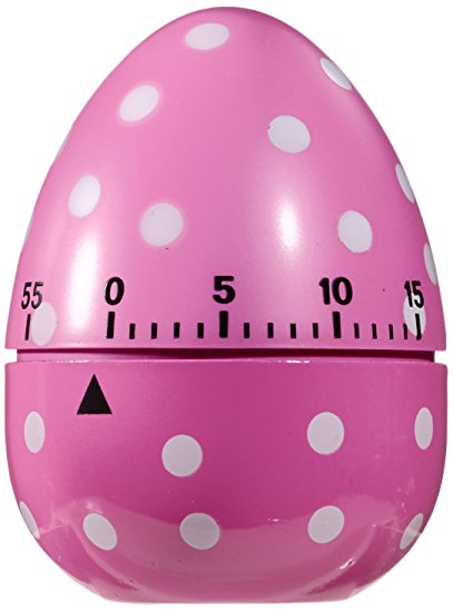 Eddingtons 60 Minute Egg Timer, Pink Spotted