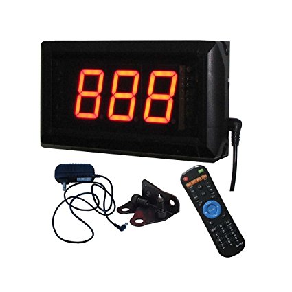 Ledgital Days Countdown Timer --Max 999 Days Count Wireless Remote Control Indoor Use Only