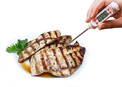 IsPremium Digital Cooking Thermometer Instant-Read Thermometer for Meat Bbq Candy and All Food