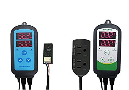 Inkbird Combo Set Humidity Controller IHC200 + Temperature Controller ITC308, ITC306T, ITC310T